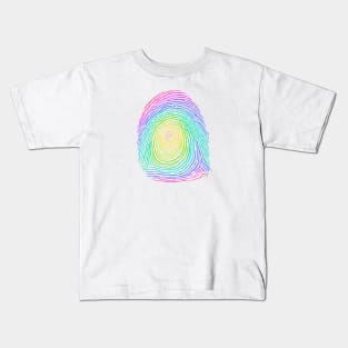 Fingerprint spectrum Kids T-Shirt